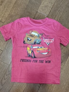 Cars Kids' Faded Red Lightning McQueen T-Shirt